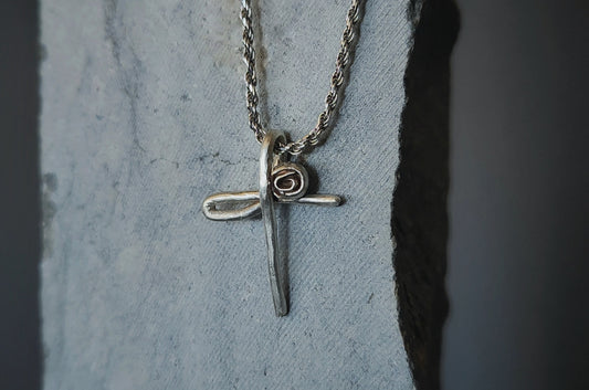 Signature Cross - with flower
